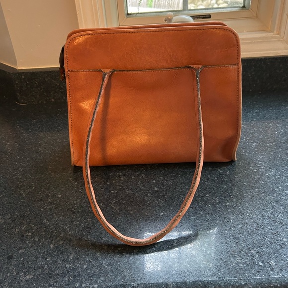 Patricia Nash Tan Leather Tote - Picture 3 of 6